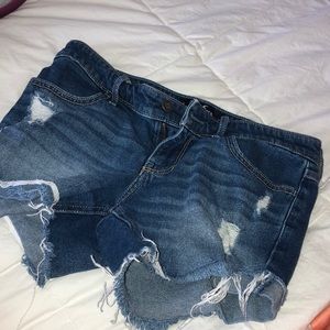 Ripped Jean shorts